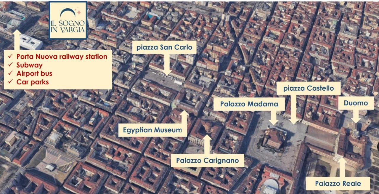 Apartmán Il Sogno In Valigia Turín Exteriér fotografie